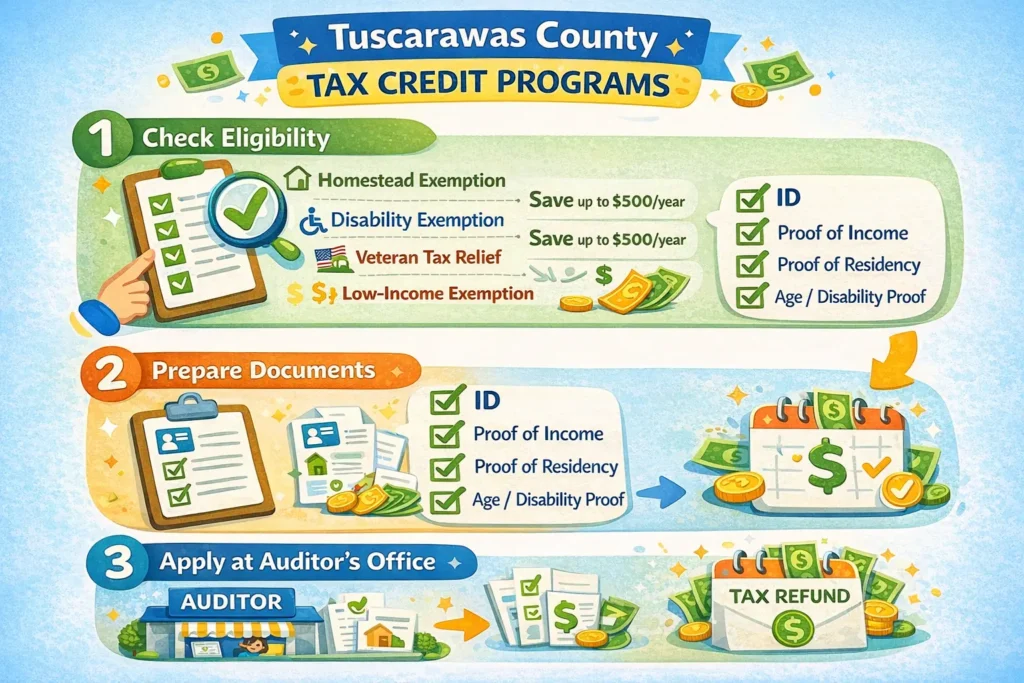 What Are Property Tax Credit Programs in Tuscarawas County?
