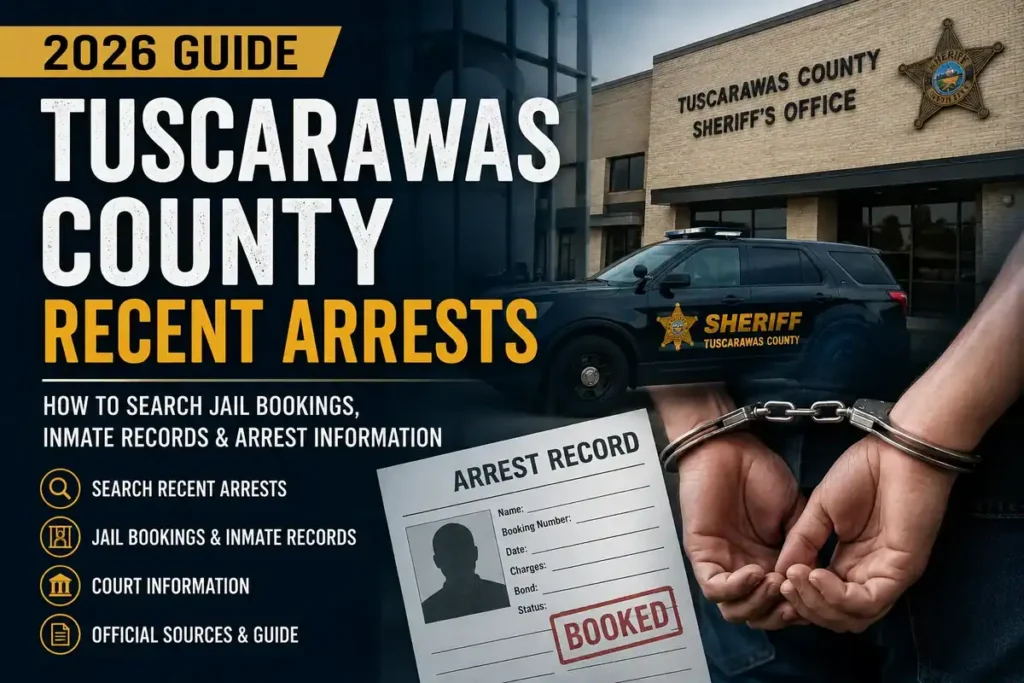 Tuscarawas County Recent Arrests: How to Search Recent Bookings & Jail Records